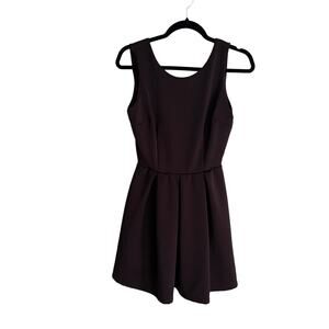 MALLOY Black Open Back Dress LBD HOCO Holiday NYE Sexy Gala Prom Party Medium